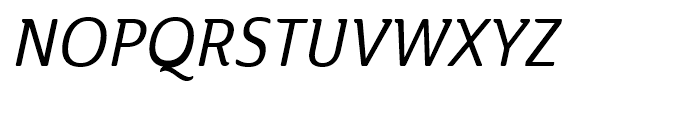Ainslie Condensed Medium Italic Font UPPERCASE