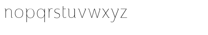 Ainslie Condensed Thin Font LOWERCASE