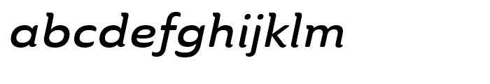 Ainslie Extended Demi Italic Font LOWERCASE