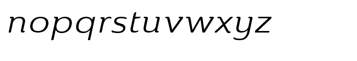 Ainslie Extended Italic Font LOWERCASE