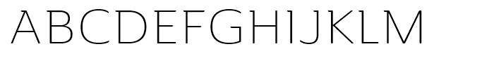 Ainslie Extended Light Font UPPERCASE