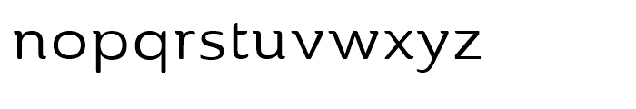 Ainslie Extended Regular Font LOWERCASE