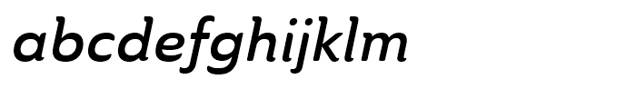 Ainslie Normal Demi Italic Font LOWERCASE