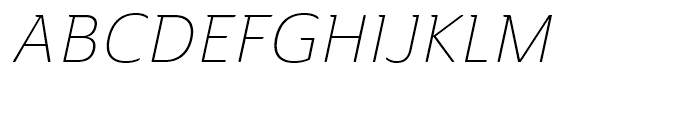 Ainslie Normal Light Italic Font UPPERCASE