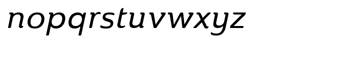 Ainslie Normal Medium Italic Font LOWERCASE