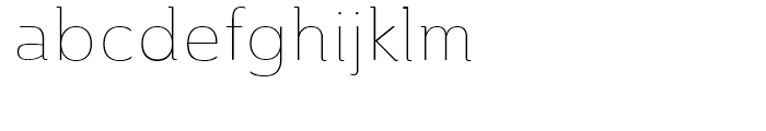 Ainslie Normal Thin Font LOWERCASE