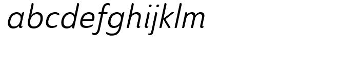 Ainslie Sans Condensed Italic Font LOWERCASE