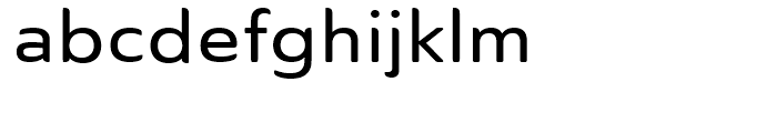 Ainslie Sans Extended Medium Font LOWERCASE