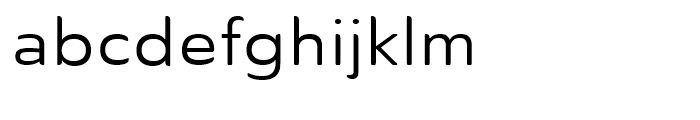 Ainslie Sans Extended Regular Font LOWERCASE