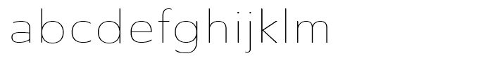 Ainslie Sans Extended Thin Font LOWERCASE