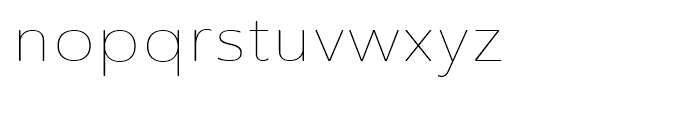 Ainslie Sans Extended Thin Font LOWERCASE