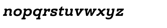 Ainslie Slab Bold Italic Font LOWERCASE