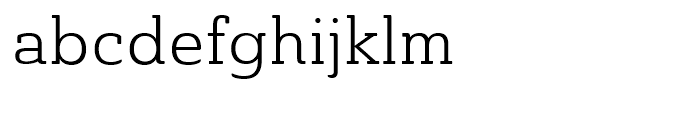 Ainslie Slab Book Font LOWERCASE