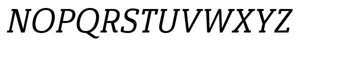 Ainslie Slab Condensed Medium Italic Font UPPERCASE