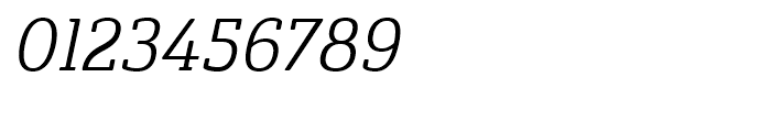 Ainslie Slab Condensed Regular Italic Font OTHER CHARS
