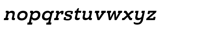 Ainslie Slab Demi Italic Font LOWERCASE