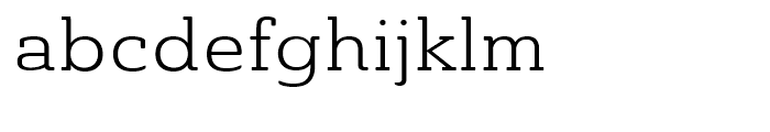 Ainslie Slab Extended Book Font LOWERCASE