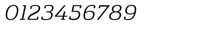 Ainslie Slab Extended Regular Italic Font OTHER CHARS