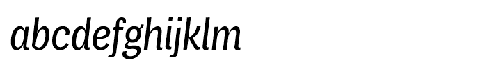 Air Condensed Medium Italic Font LOWERCASE