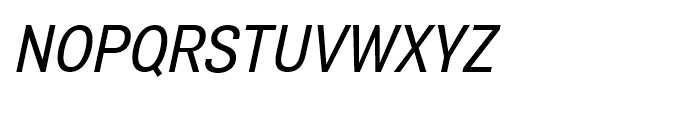 Air Condensed Medium Oblique Font UPPERCASE