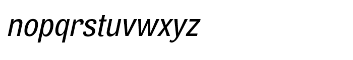 Air Condensed Medium Oblique Font LOWERCASE
