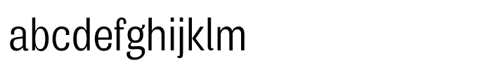 Air Condensed Regular Font LOWERCASE