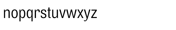 Air Condensed Regular Font LOWERCASE