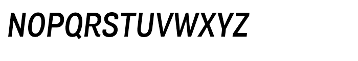 Air Condensed Semibold Italic Font UPPERCASE