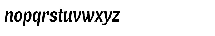 Air Condensed Semibold Italic Font LOWERCASE