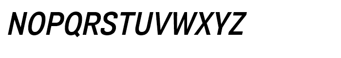 Air Condensed Semibold Oblique Font UPPERCASE