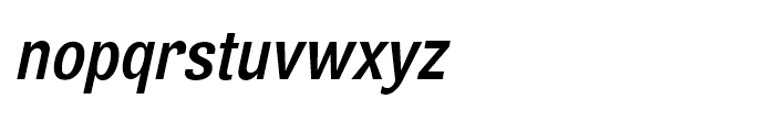 Air Condensed Semibold Oblique Font LOWERCASE