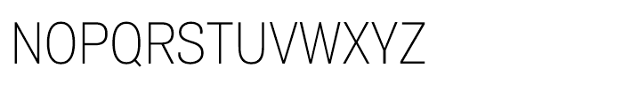 Air Condensed Ultra Light Font UPPERCASE