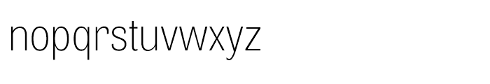 Air Condensed Ultra Light Font LOWERCASE
