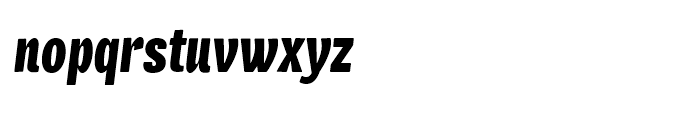 Air Soft Compressed Black Italic Font LOWERCASE