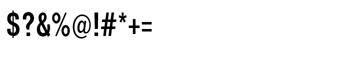 Air Soft Compressed Semibold Font OTHER CHARS