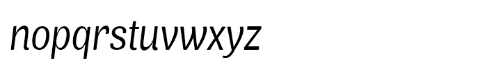Air Soft Condensed Regular Italic Font LOWERCASE
