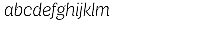 Air Soft Light Italic Font LOWERCASE