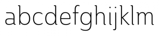 Ainslie Cond Light Font LOWERCASE