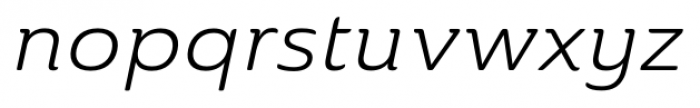 Ainslie Ext Book Italic Font LOWERCASE
