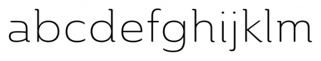 Ainslie Ext Light Font LOWERCASE