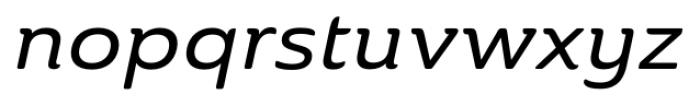 Ainslie Ext Medium Italic Font LOWERCASE