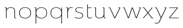 Ainslie Ext Thin Font LOWERCASE