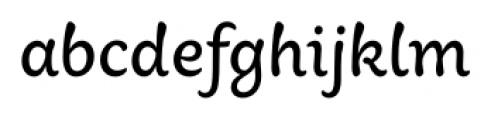 Aisha Latin Regular Font LOWERCASE