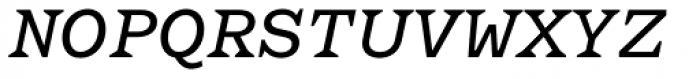 Aidos Medium Italic Font UPPERCASE