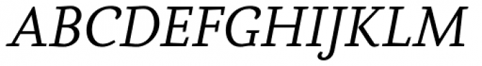 Aila-Regular Italic Font UPPERCASE