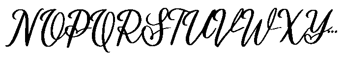 Aimecka Font UPPERCASE