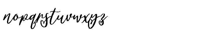 Aimecka Font LOWERCASE