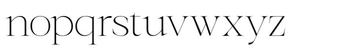 Aimee Thin Font LOWERCASE