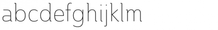 Ainslie Cond Thin Font LOWERCASE