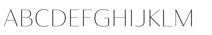 Ainslie Contrast Extended Thin Font UPPERCASE